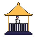 Park kiosk design Royalty Free Stock Photo