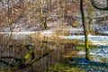 Park and lake in Croatia