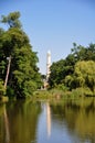 Park and Lake in Lednice Royalty Free Stock Photo