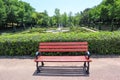 View of beautiful french park Royalty Free Stock Photo