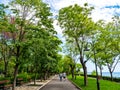 Park with lots of greenery in Burgas, Bulgaria