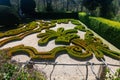 Park of Mateus Palace with trimmed boxwood bushes, Vila Real, Portugal