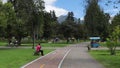 Park in the middle of Quito