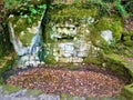 Park of the Monsters, Sacred Grove, Garden of Bomarzo. Mask of Jupiter Ammon