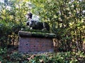 Park of the Monsters, Sacred Grove, Garden of Bomarzo. Sphinx, vegetation and alchemy