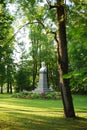 Park with monument
