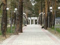 Park named Oreshkova. Ulan-Ude. Buryatia.