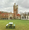 Park near Casa Loma Castle Stables, Toronto, Ontario, Canada. Royalty Free Stock Photo