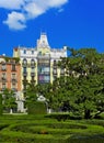 Park near Royal Palace - Madrid Royalty Free Stock Photo