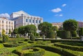 Park near Royal Palace - Madrid Royalty Free Stock Photo