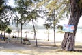 Park near Samila beach in Songkhla Thailand Royalty Free Stock Photo