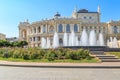 Park in Odessa center Ukraine with Opera house background Royalty Free Stock Photo