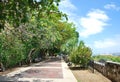 Park in the Old Town of San Juan, the Capital City of Puerto Rico Royalty Free Stock Photo