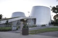 Montreal, 27th June: Park Olympic with Rio Tinto Alcan Planetarium from Montreal in Quebec Province of Canada Royalty Free Stock Photo