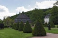 Park with orangery of monastery eberbach germany Royalty Free Stock Photo