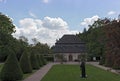 Park with orangery of monastery eberbach germany Royalty Free Stock Photo