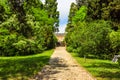 Park of the Palace Euxinograd. Varna, Bulgaria Royalty Free Stock Photo