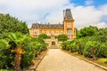 Park of the Palace Euxinograd. Varna, Bulgaria Royalty Free Stock Photo