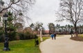 Park of palace Festetics in Keszthely at Lake Balaton, Hungary