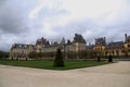 The park of the Palace of Fontainebleau, France Royalty Free Stock Photo