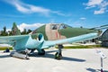 Sukhoi Su-25 Grach Frogfoot single-seat, twin-engine jet aircraft Royalty Free Stock Photo