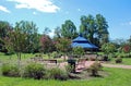 Park Pavilion and Brick Sitting Area