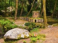 Park of Pena National Palace in Sintra Royalty Free Stock Photo