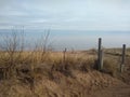 Park Point Sandy Beach on Lake Superior, Duluth, Minnesota Royalty Free Stock Photo