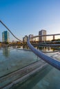 Park with pond in Barcelona