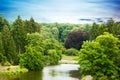 Park Pruhonice in the Czech Republic Royalty Free Stock Photo