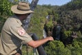 Park Ranger at Litchfield National Park in the Northern Territory of Australia Royalty Free Stock Photo