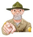 Park Ranger Pointing Royalty Free Stock Photo