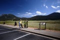 Park ranger at the Rocky Mountain National Park Royalty Free Stock Photo