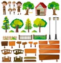 Park rangers and tree products