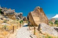 park reserve Gobustan in Azerbaijan with ancient rock