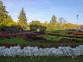 Park in Riga at autumn, Latvia, Europe Royalty Free Stock Photo