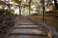 Park in Riga at autumn, Latvia, Europe Royalty Free Stock Photo