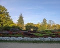 Park in Riga at autumn, Latvia, Europe Royalty Free Stock Photo