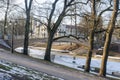 Park in Riga, Latvia Royalty Free Stock Photo