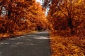 Park road in Edinburgh city, Scotland Uk Royalty Free Stock Photo