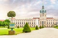 park and royal garden of Charlottenburg palace in Berlin, Germany Royalty Free Stock Photo