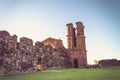 Park of the ruins of Sao Miguel das Missoes rio Grande do Sul, Brazil.