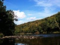 Park Scenery Water Trees Blue Sky