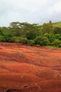 Park of Seven Colors in Chamarel. Mauritius