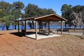 Park shelter in public park