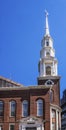 Park Street Church Boston Massachusetts Royalty Free Stock Photo