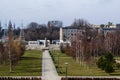 Park survivors in Lodz, Poland