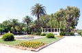 Park in the town of Corfu, Greece, Europe Royalty Free Stock Photo