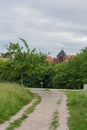 Park am Velodrom in Berlin Royalty Free Stock Photo
