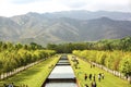 The park of Venaria, royal residence in Turin, piedmont